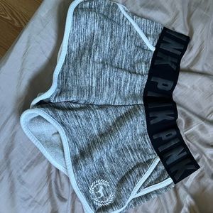 Victorias secret PINK grey shorts size M